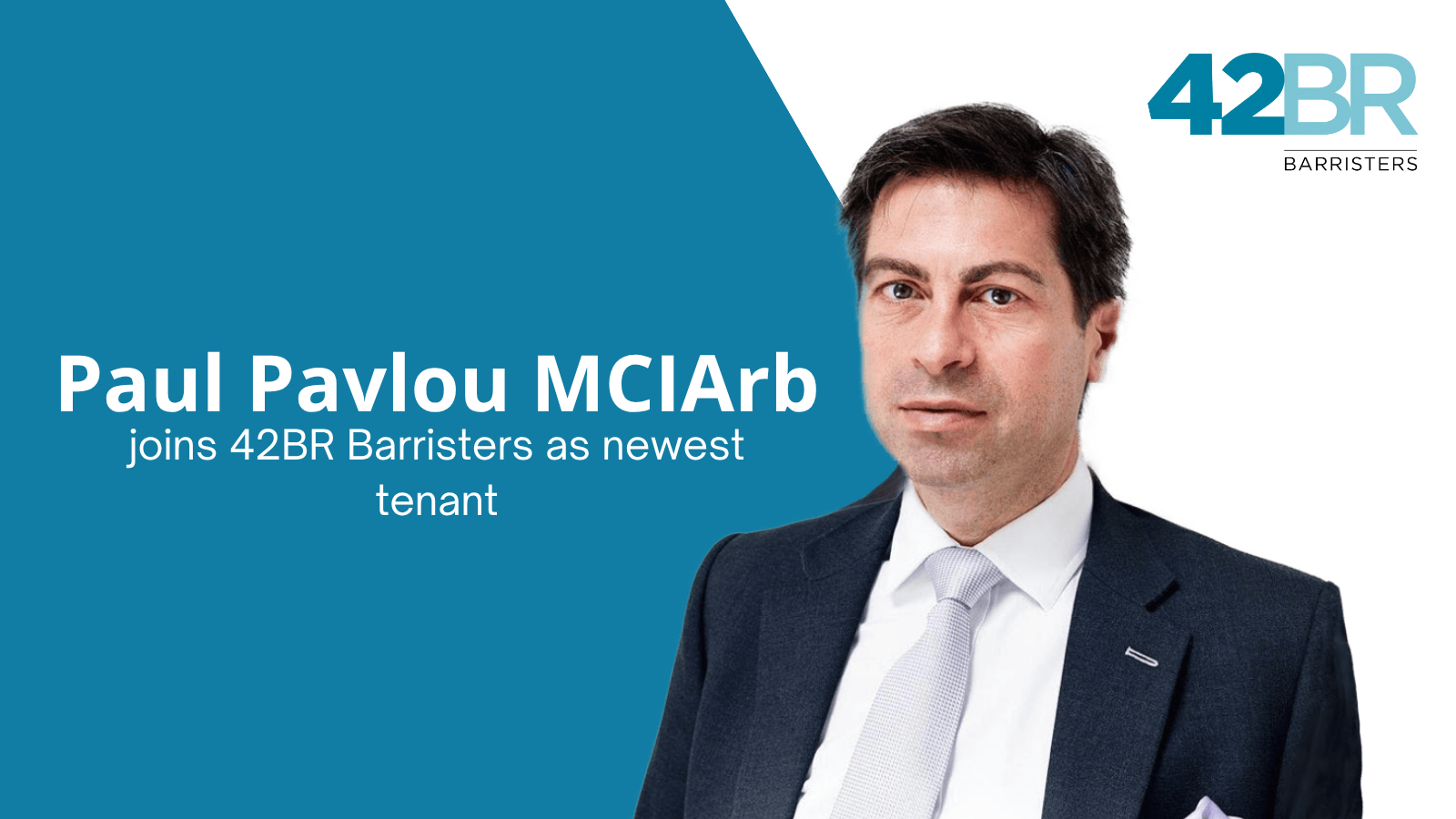 Paul Pavlou MCIArb joins 42BR Barristers