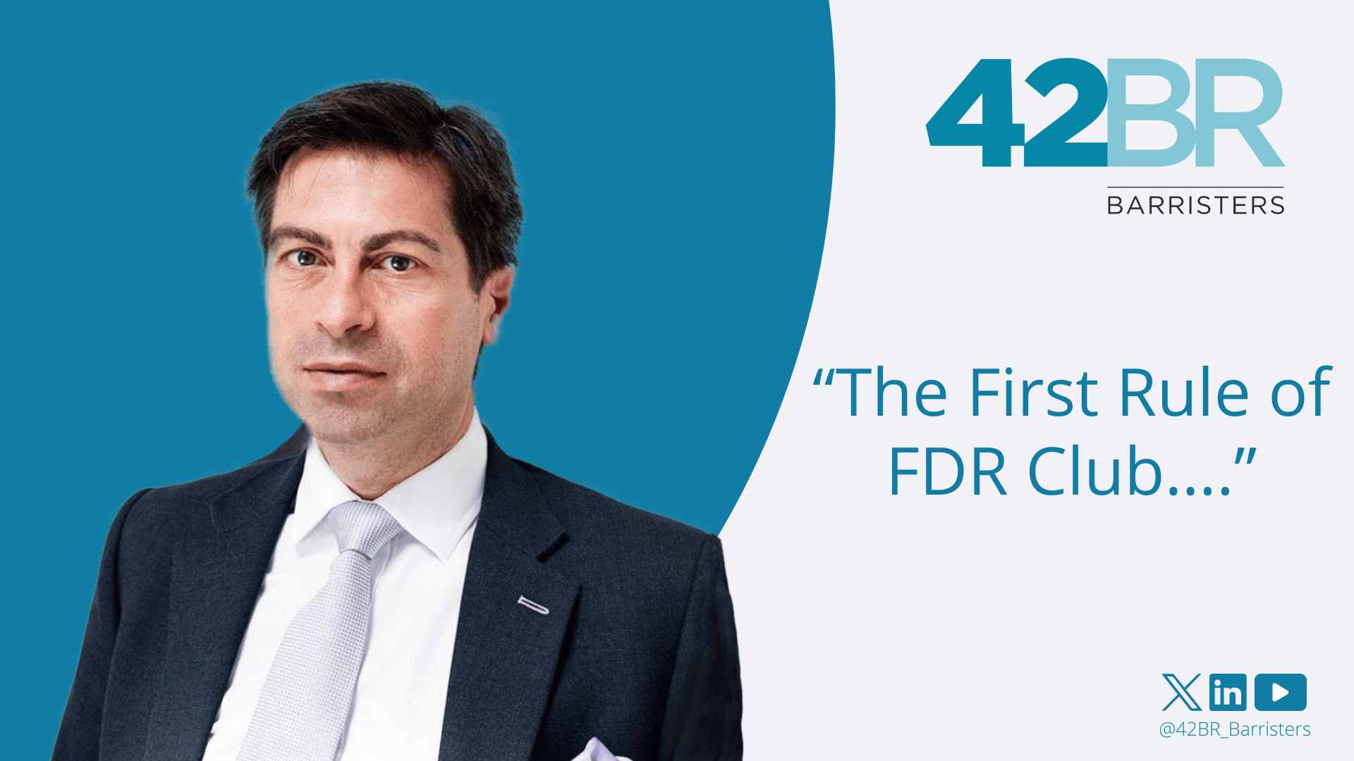 “The First Rule of FDR Club….”