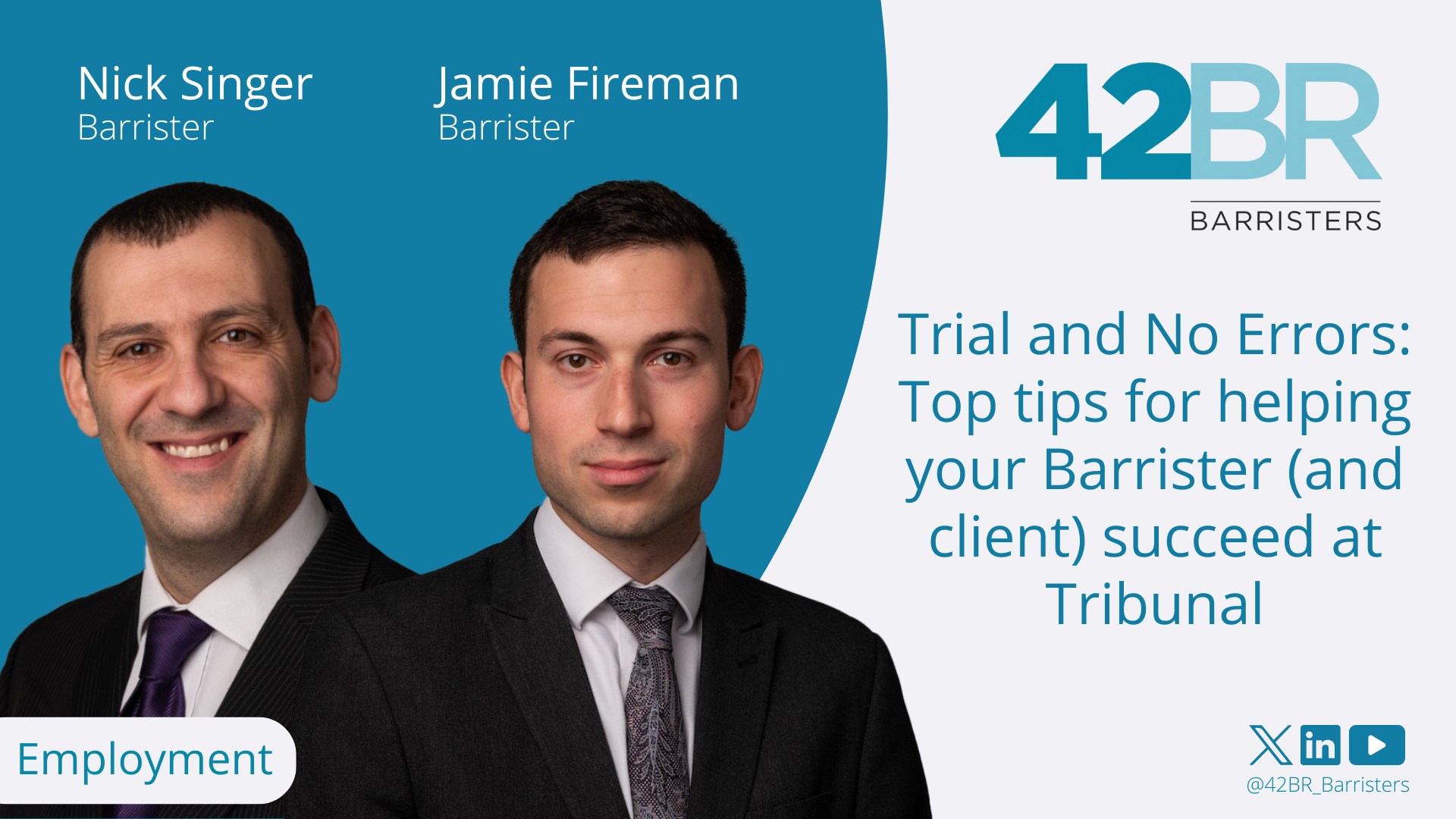 Trial and No Errors: Top tips for helping your Barrister (and client) succeed at Tribunal