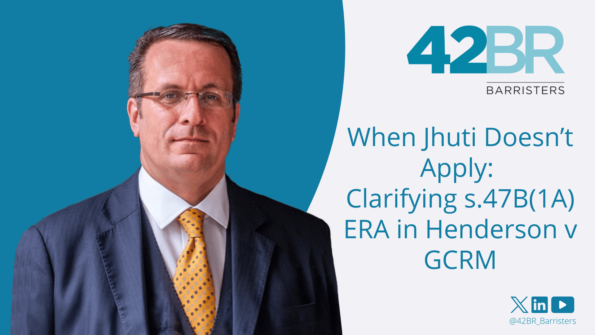 When Jhuti Doesn’t Apply: Clarifying s.47B(1A) ERA in Henderson v GCRM