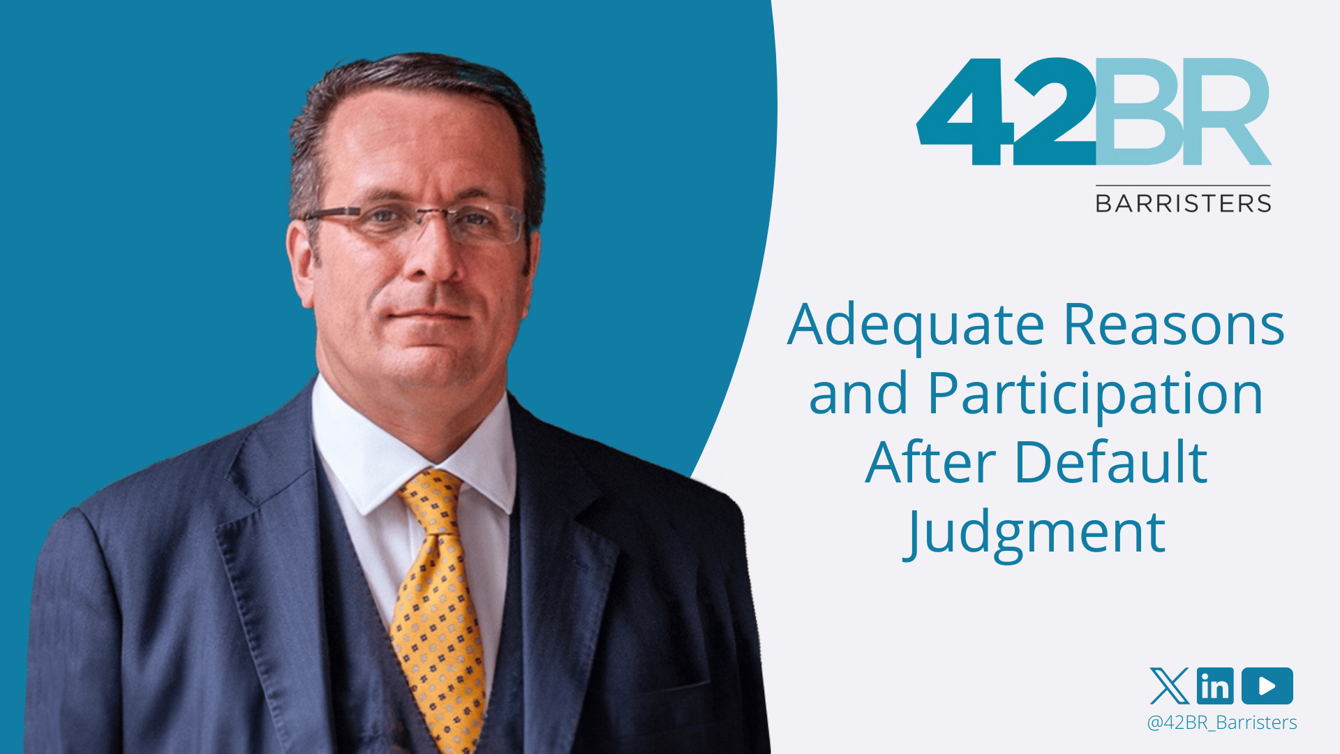 Adequate Reasons and Participation After Default Judgment
