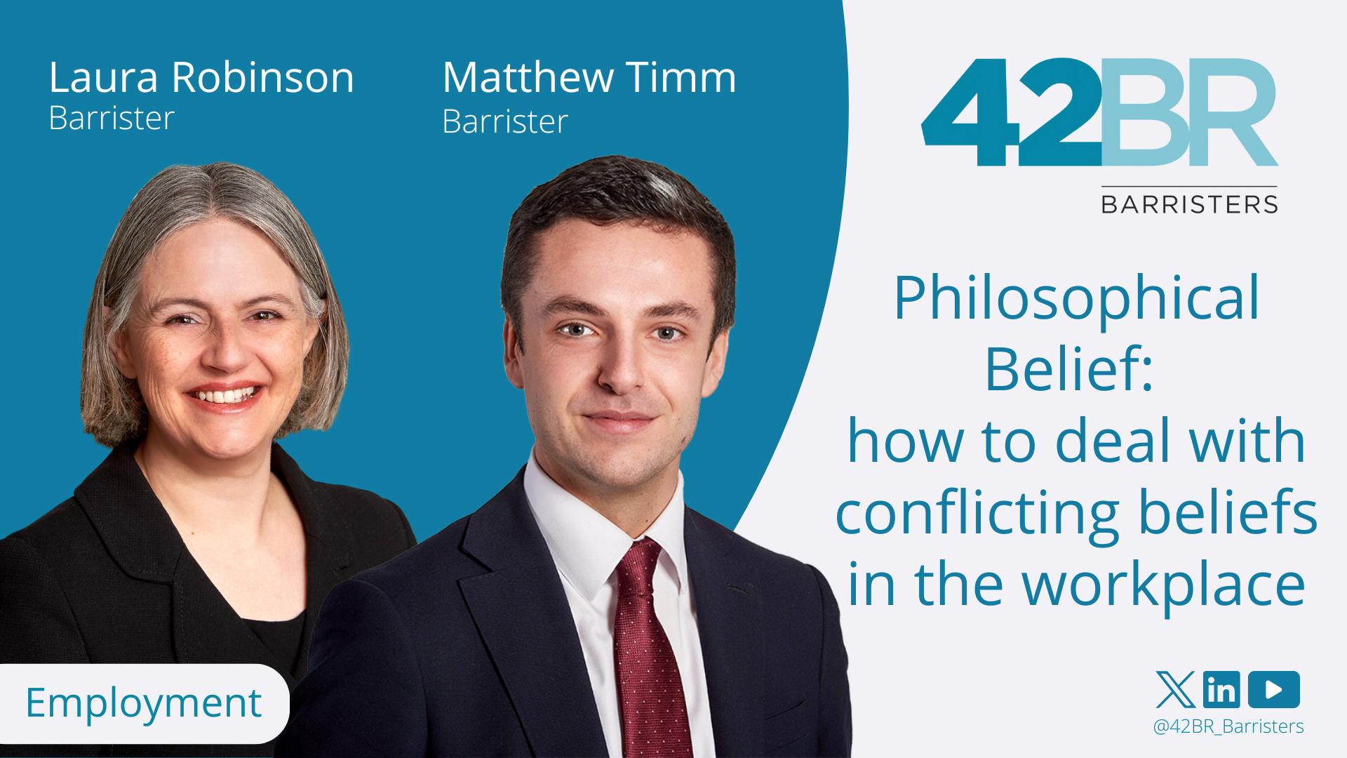 Philosophical Belief: how to deal with conflicting beliefs in the workplace