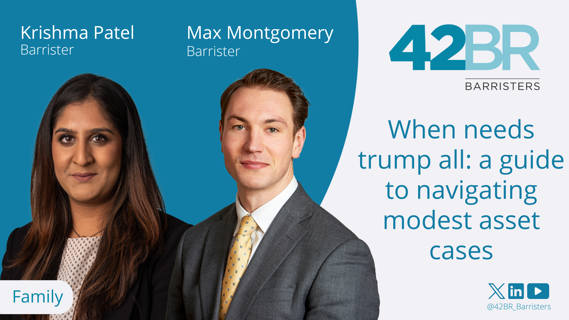 When needs trump all: a guide to navigating modest asset cases