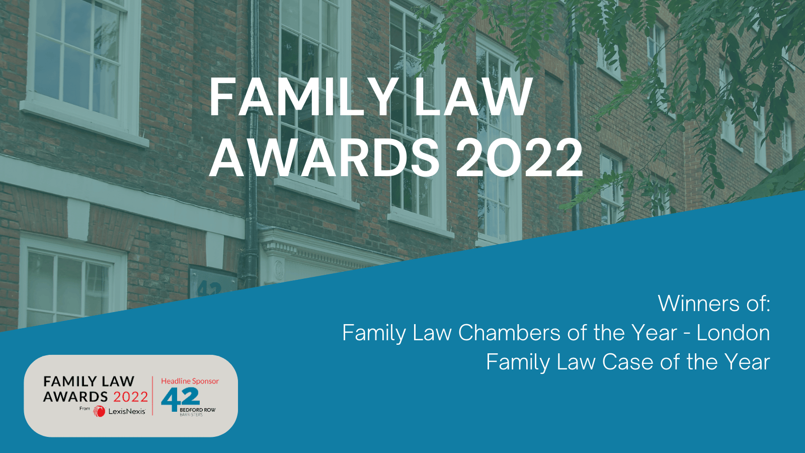 42BR wins at Family Law Awards 2022